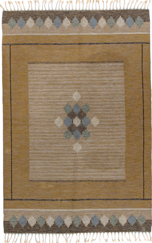 Antique Rollaken Area Rug (5' x 8')